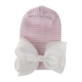 thumbnail image 1 of Baby Girl Bow Knot Turban Hat Soft Head Wrap Cap for Toddler, 1 of 2