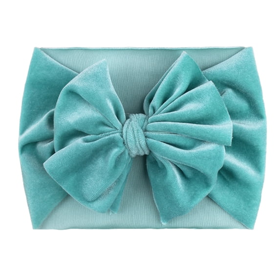 Baby Girl Bows and Headbands, Stretchy Nylon Hairbands Hair Bows for Newborns, Infants, Toddlers - Baby Hair Accessories for Girls Girls Headbands with Bows