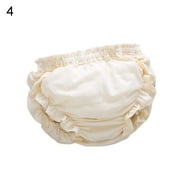 Baby Girl Boy Cotton Breathable Ruffle Bloomers Diaper Covers Underwear Shorts