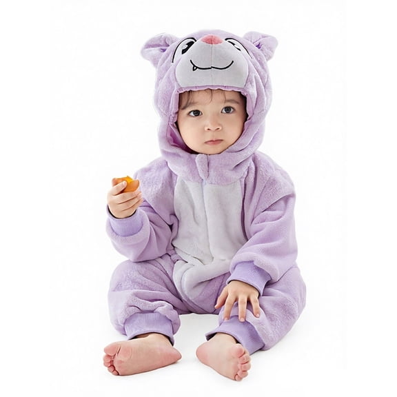 Baby Girl Boy Romper Unisex Toddler Animal Outfit Baby Bodysuit Long Sleeve Baby Halloween Outfit Clothes 3-4 Years