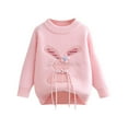 thumbnail image 1 of Baby Girl Boy Knit Sweater Blouse Pullover Sweatshirt Warm Crewneck Long Sleeve Tops for 3-7 Toddler, 1 of 9