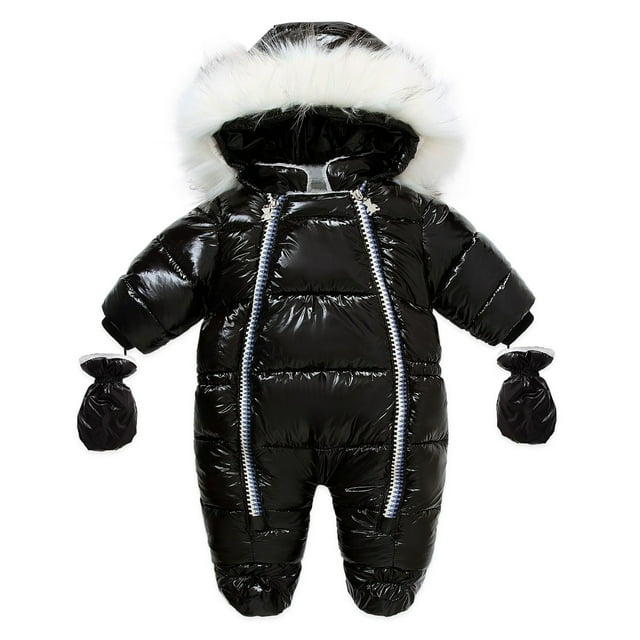 Baby Girl Boy Winter Snowsuit Toddler Jacket Clothes Zipper Jumpsuit