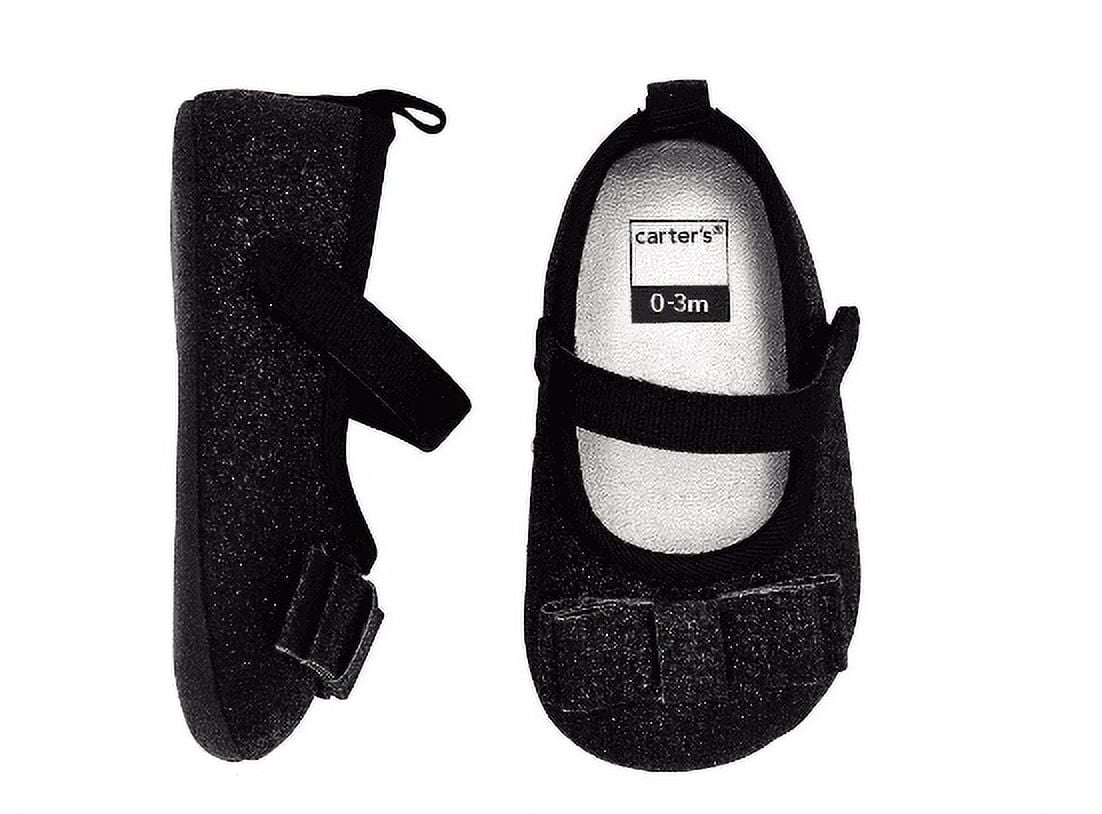 infant girls black shoes