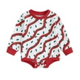 thumbnail image 1 of Baby Girl Christmas Outfit Cowboy Bubble Romper 3M 6M 12M 18M Sweatshirt Oversized Bodysuit Onesie Western Christmas Baby Clothes, 1 of 10