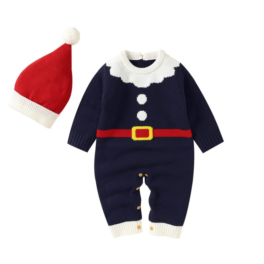 Papá Noel Pijama Navidad Bebe Carrefour Trajes Navideños Ropita De