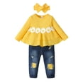 Baby Girl Clothes 12 18 24 Months Outfits For Infant Toddler Denim Girls' Clothing Ruffle Top