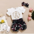 thumbnail image 1 of Baby Girl Clothes Infant Newborn Girl Outfits Summer Clothes Romper Short, 1 of 9