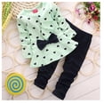 thumbnail image 1 of Baby Girl Clothes Infant Outfits Set 2 Pieces with Long Sleeved Tops + Pants, 1 of 6