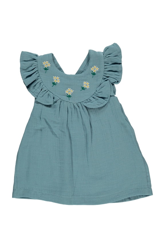 Baby Girl Dress, Muslin Baby Dress, Daisy Dress