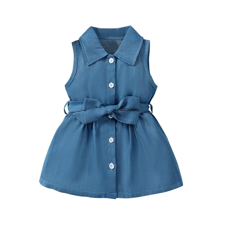 Infant 2024 denim dress