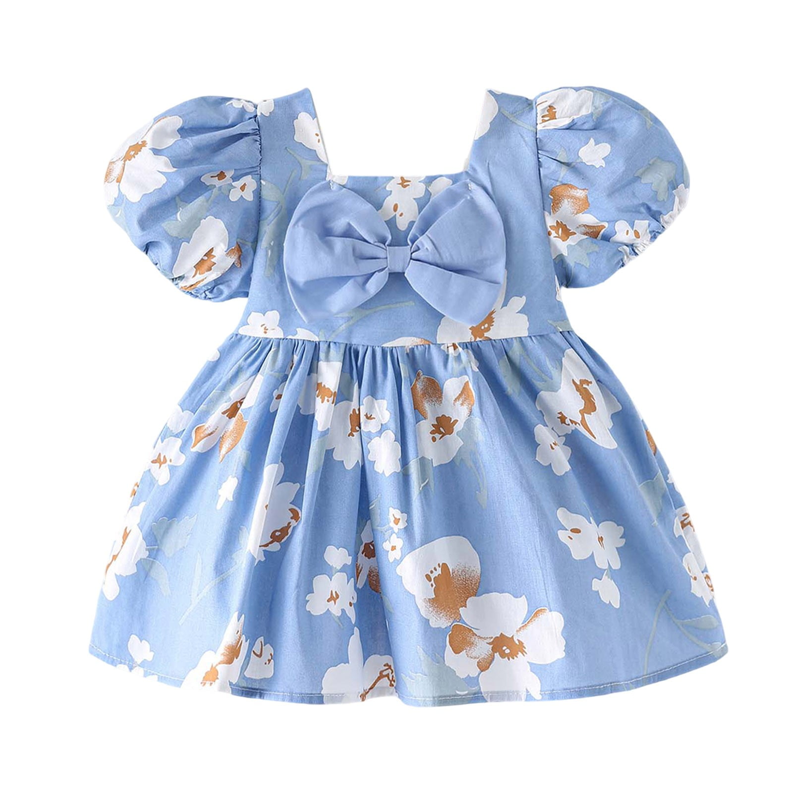 white christmas dresses Designer Pom Pom Dress for Baby & Toddler Girls main image 1