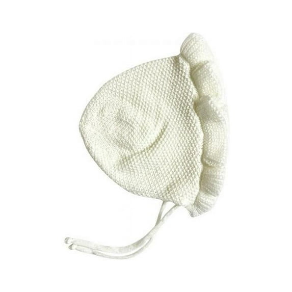 Baby Girl Exquisite Mesh Embroidery Hat Adjustable Lace Strap Princess Hat Handmade Knitting Fashion Monolayer Ruffle Warmer Caps Kids Hats Wide Brim Baby Hat (0-2Y)