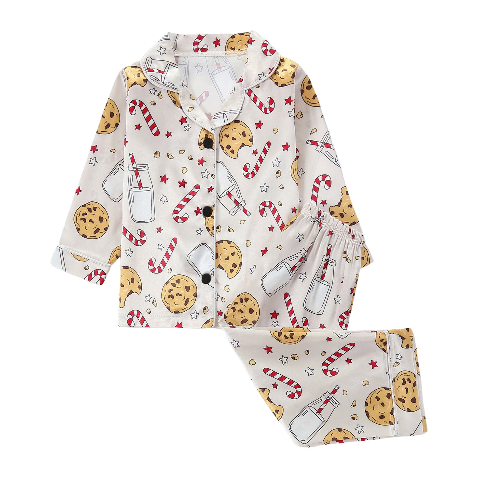 Baby Girl Fall Outfits Christmas Long Sleeve Cartoon Prints T Shirt