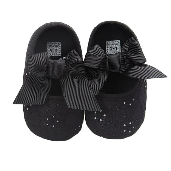 Baby Girl Fashion Embroidered Shoes Soft Sole Toddler Shoes Bow Princess Shoes Baby Shoes for Girls Size 3