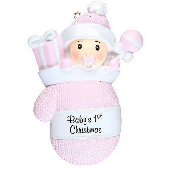 Baby Girl First Christmas Ornament Gift