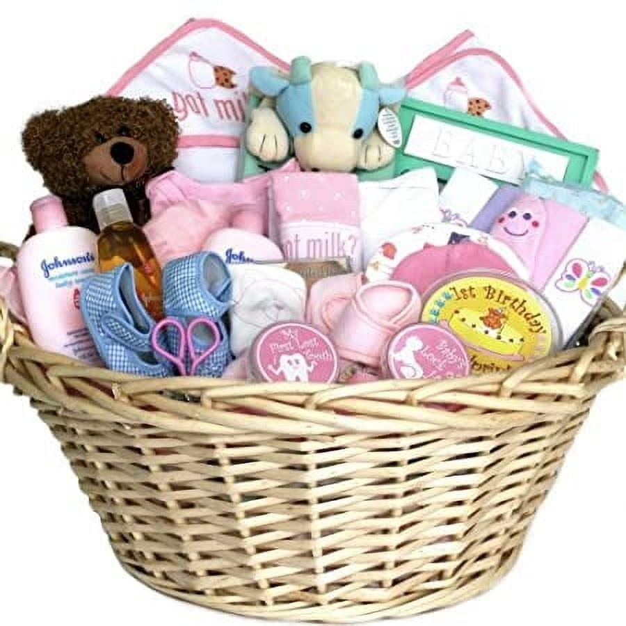 Baby Box Shop Baby Shower Gifts Girl - 12 pcs Baby Essentials for Newborn  Girl, Baby Girl Gifts Newborn - Unique Baby Girl Gifts, Baby Girl Hamper  for