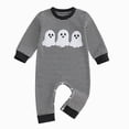 thumbnail image 1 of Baby Girl Halloween Outfit Bow Pumpkin Ghost Jumpsuit Romper | Halloween Baby Clothes, Baby Girl Jumpsuit, Infant Long Sleeve Pumpkin Knit Romper, Fall Winter Newborn Girl Halloween Outfit, 1 of 7
