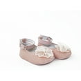 thumbnail image 1 of Baby Girl/ Infant Shoes Pink Linen Ankle Strap, 1 of 5