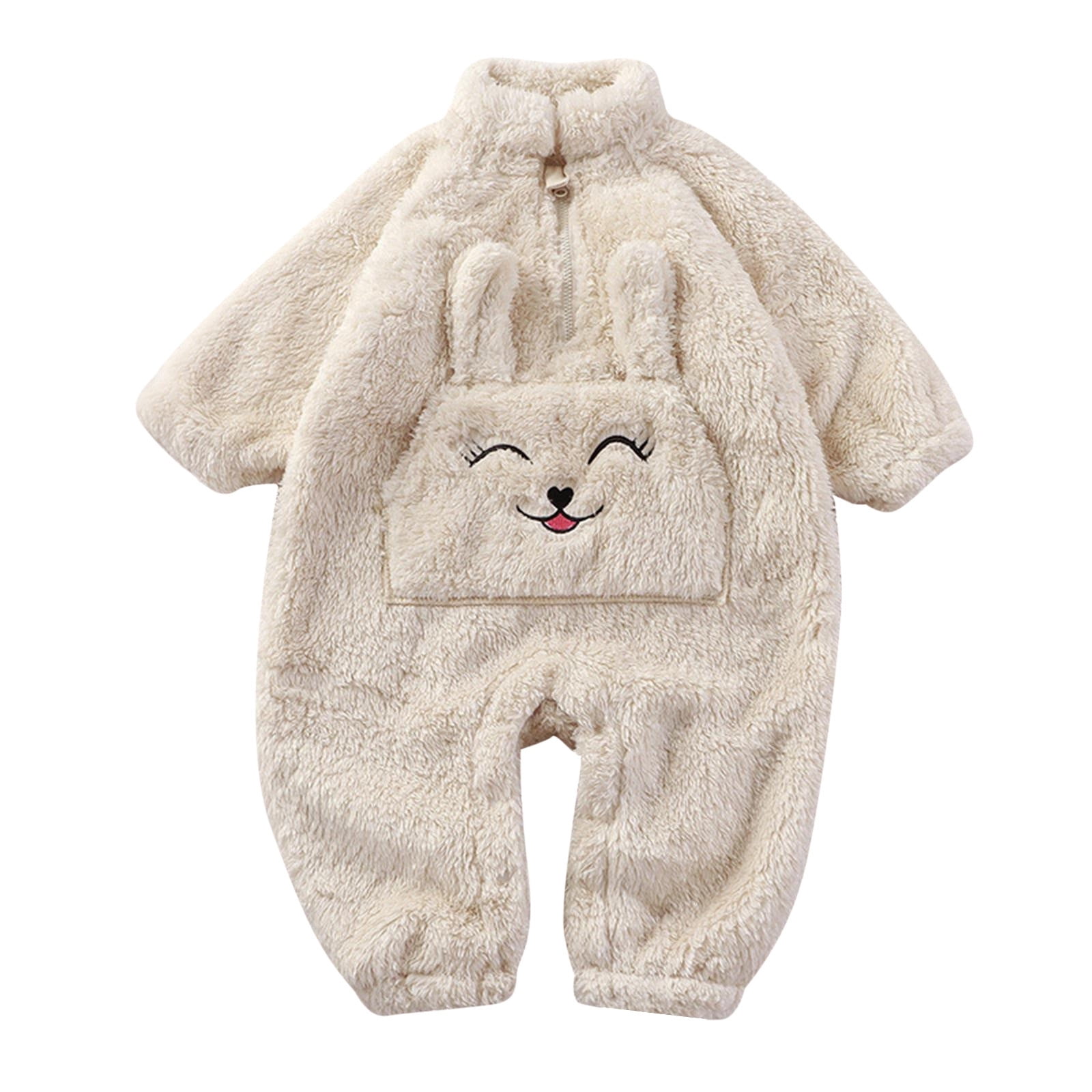 Baby Girl Jumpsuits Sleepy Baby Winter Onesie Baby Warm Home Clothes ...