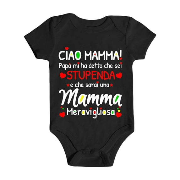 Baby Girl Outfit Letter Print Summer Rompers Short Sleeve Boy Outfits Baby Girl Clothes Plain Color 9-12 Months Baby Girls Clothes