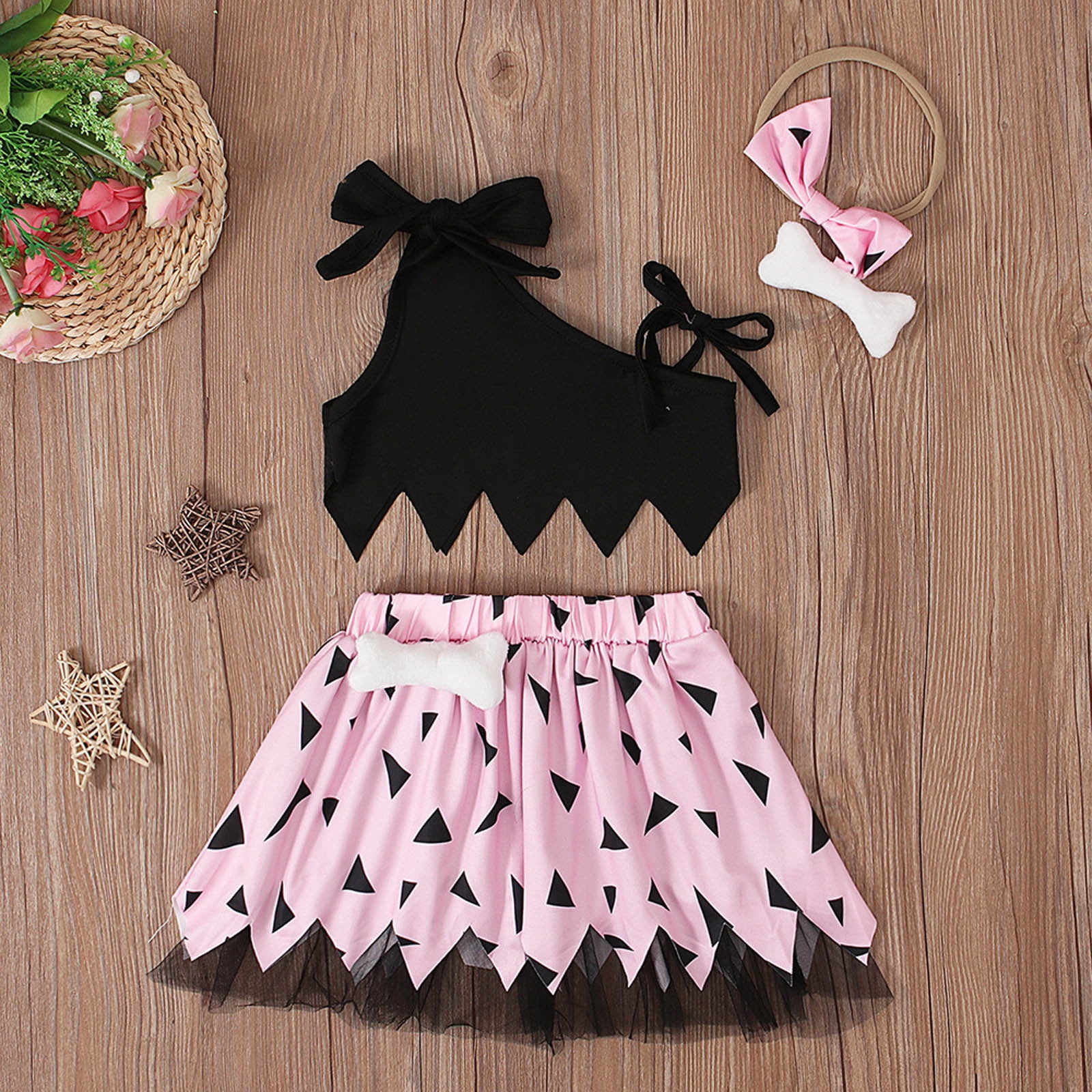 Baby Girl Outfit Sleeveless Summer Skirt and Tank Tops Baby Girl