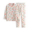 thumbnail image 1 of Baby Girl Outfits Boys Girls Long Sleeve Printed Top Pants Cotton Sleepwear Set Toddler Pajamas Pink 4 Years-5 Years, 1 of 4