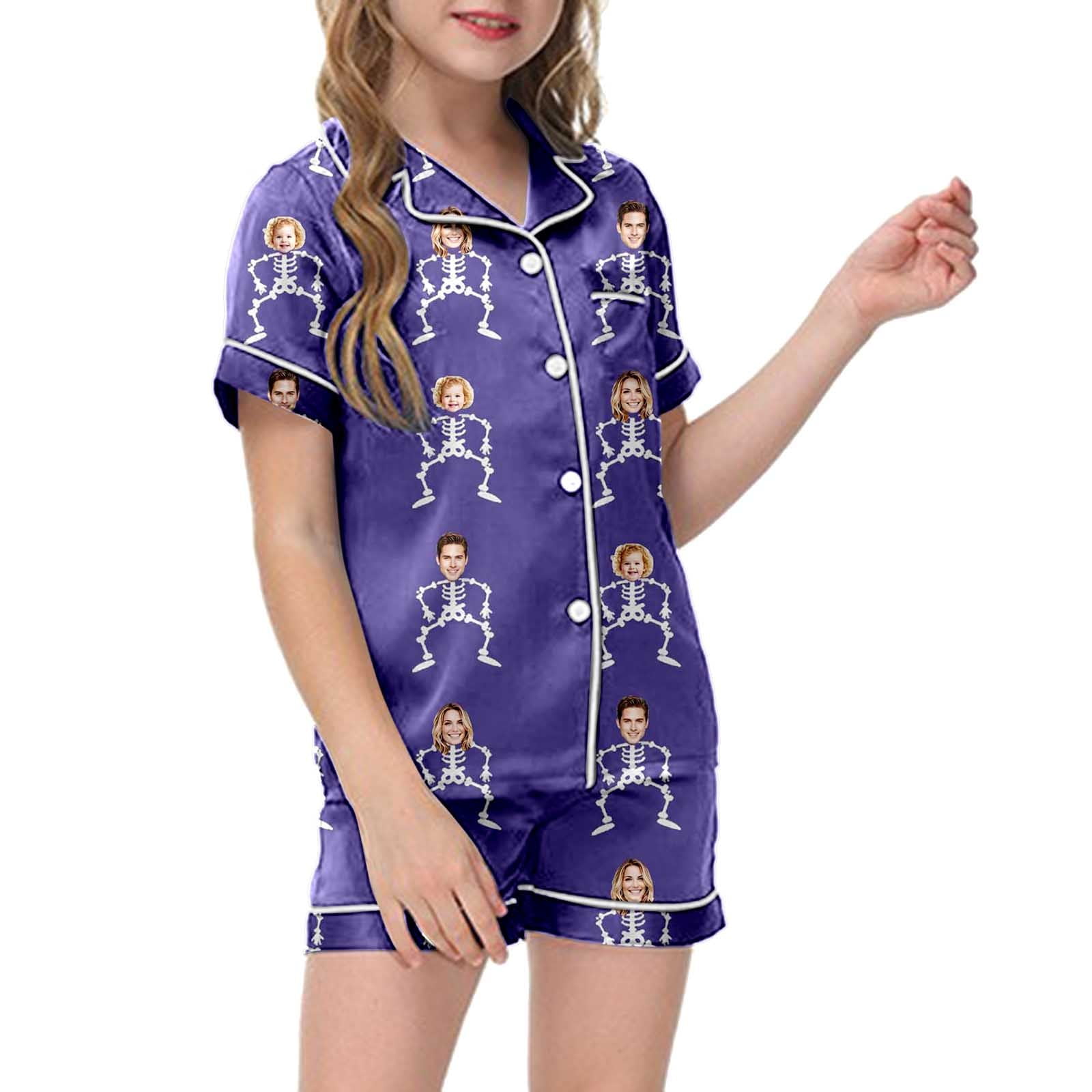 Baby Girl Outfits Children Diy Halloween Pjs Print Set Short Sleeve ...