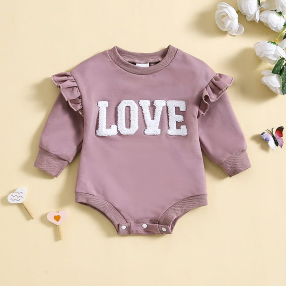 Baby Girl Outfits Cute Pattern Print Long Sleeve Romper Sweatshirt New Born Clothes Baby Girl for Baby Girl 0-3 Months