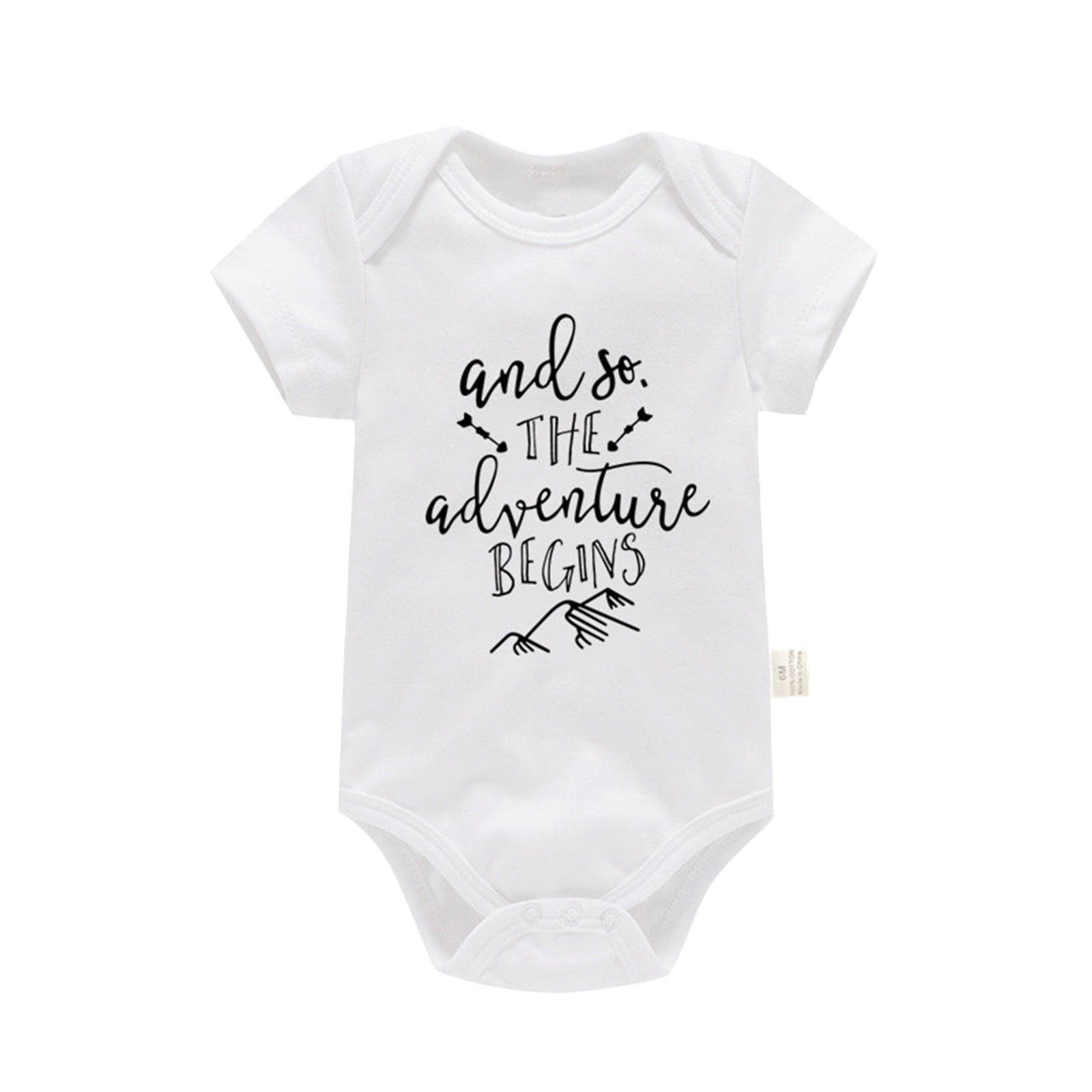 5-pack Newborn Baby Cartoon Printed Cotton Bodysuit - Beige, Black, Khaki