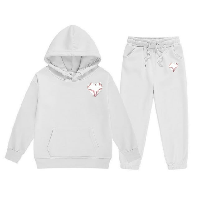 Baby Girl Outfits with Matching Headbands Fall Outfits for Baby Girls Reindeer Girls' Hoodie Set Children's Two Piece Set Medium And Small Children's Solid Color Long Sleeved Hoodie And Sweatpants