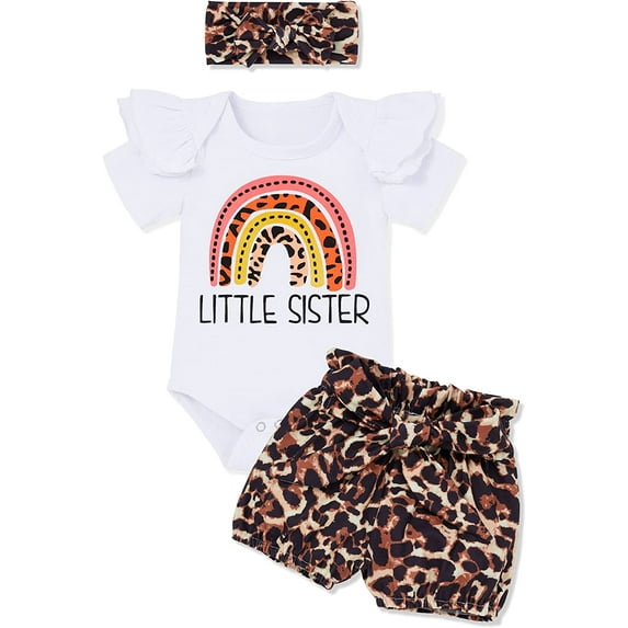 Baby Girl Outfits Short Ruffle Romper Floral Pants Summer Outfits Cute Baby Girl Clothes 3-6 Months