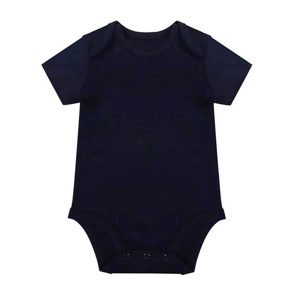 Baby Girl Outfits Solid Color Short Sleeve Bodysuit Baby Boy Clothes for Boys 0-3 Months