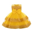 thumbnail image 1 of Baby Girl Pageant Dress Sleeveless Sequins Princess Dress Toddler Flower Wedding Birthday Party Gown Dresses 6 Months-3 Years, 1 of 9