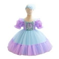 thumbnail image 1 of Baby Girl Princess Dress Toddler Bow Party Cosplay Dress Carnival Party Outfit 6M-3T, 1 of 6