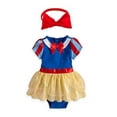 thumbnail image 1 of Baby Girl Princess Romper Dress + Headband 2pcs Costume (12-18 Months), 1 of 4