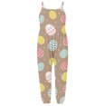 thumbnail image 1 of Baby Girl Romper Toddler Baby Girl Summer Easter Rabbit Prints Jumpsuit Sleeveless Romper Pants Overall Jumpsuit Khaki 9 Years-10 Years, 1 of 4