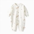 thumbnail image 1 of Baby Girl Rompers Newborn Clothes With Snap Button, 1 of 5