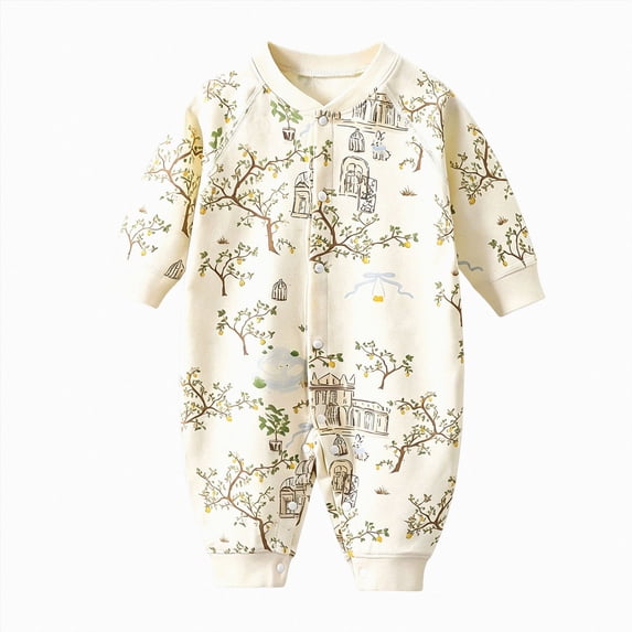 Baby Girl Rompers Newborn Clothes With Snap Button
