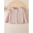 thumbnail image 1 of Baby Girl Ruffle Trim Button Up Cardigan, 1 of 3