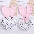thumbnail image 1 of Baby Girl Ruffled Backless Romper, 1 of 8