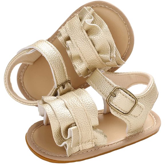 Baby Girl Sandals Summer Crib Shoes Bowknot Soft Sole Infant Girls Princess Dress Flats First Walker Shoes