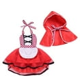 thumbnail image 1 of Baby Girl Sequins Tutu Backless Romper Plaid Tutu Dress Christmas Outfits (Plaid Red Dress, 80/6-12 Months), 1 of 3
