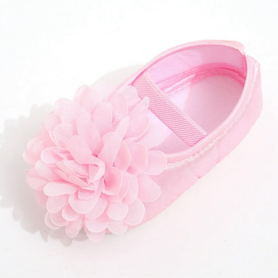 Baby Girl Shallow Princess Shoes Newborn Satin Shoes Soft Sole Toddler Infant Shoes First Walkers