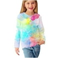 thumbnail image 1 of Baby Girl Shirt Girls Long Sleeve Prints Shirts Cute Crewnecks Tops Dressy Casual Blouses Clothes Baby Pullover Sweatshirt Multicolor 11T, 1 of 6