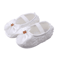 thumbnail image 1 of Baby Girl Shoes Baby Mary Jane Flats Princess Wedding Dress Shoes Crib Shoe for Newborns Infants, 1 of 4