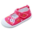 thumbnail image 1 of Baby Girl Shoes Comfortable Soft Soled Flat Casual Shoes Cartoon Canvas Shoes Toddler Girl Sneakers,Size 6 Years-7 Years, 1 of 5