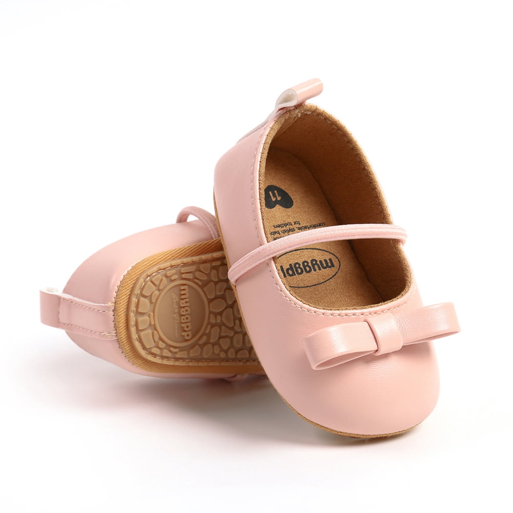 Baby Girl Shoes Infant Walking Flat Shoes Soft Sole Princess Shoes ...