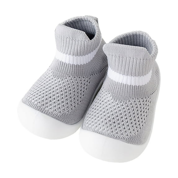 Baby Girl Shoes Leisure Shoes Mesh Soft Bottom Breathable Slip On Sport Shoes Socks Shoes Girls' Sneakers,Size 12 Months-18 Months