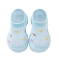 thumbnail image 1 of Baby Girl Shoes Socks Shoes Breathable Mesh The Floor Socks Non Prewalker Shoes Toddler Girl Sneakers,Size 6 Months-12 Months, 1 of 6