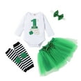 baby girl st patricks day headbands